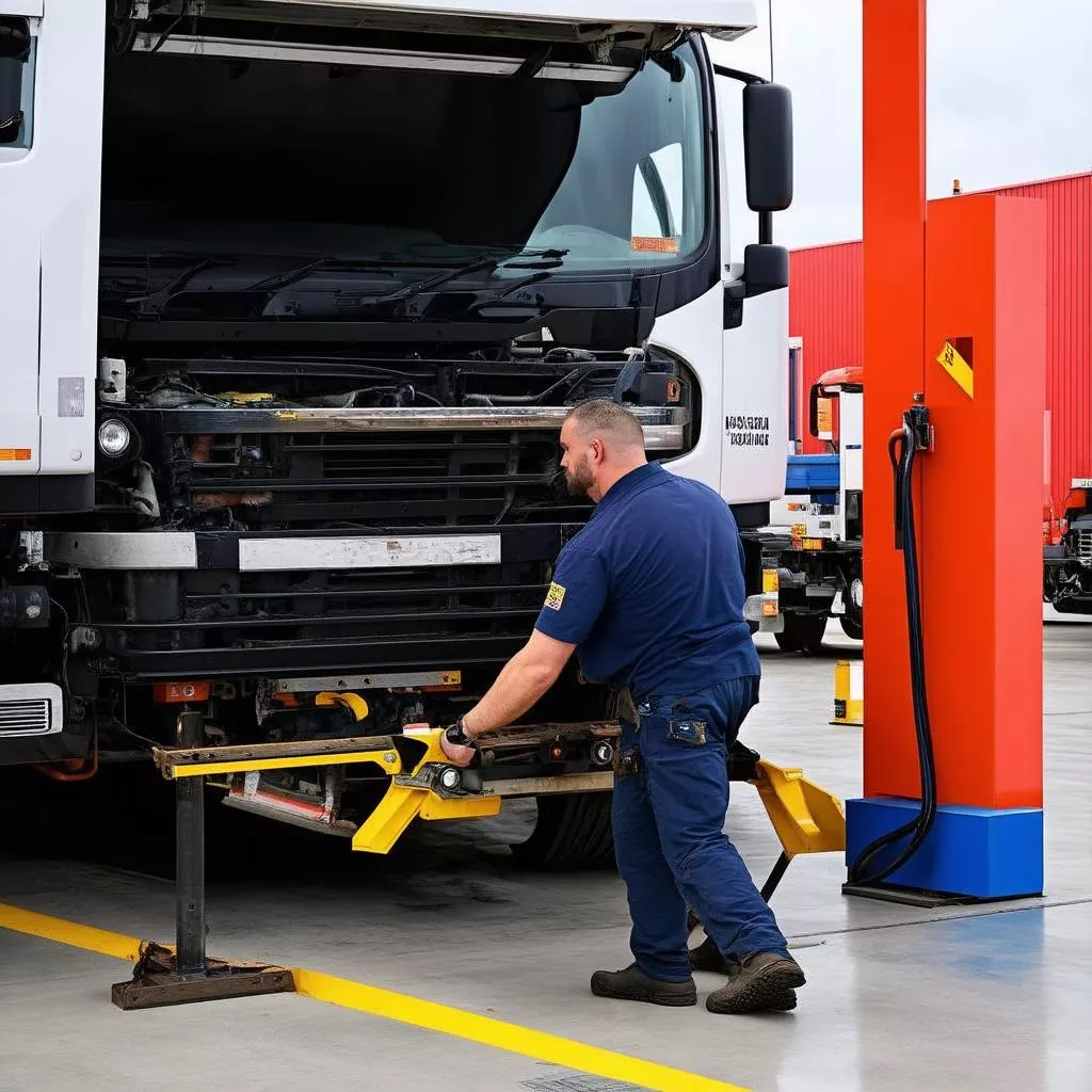 Bảo dưỡng xe tải
