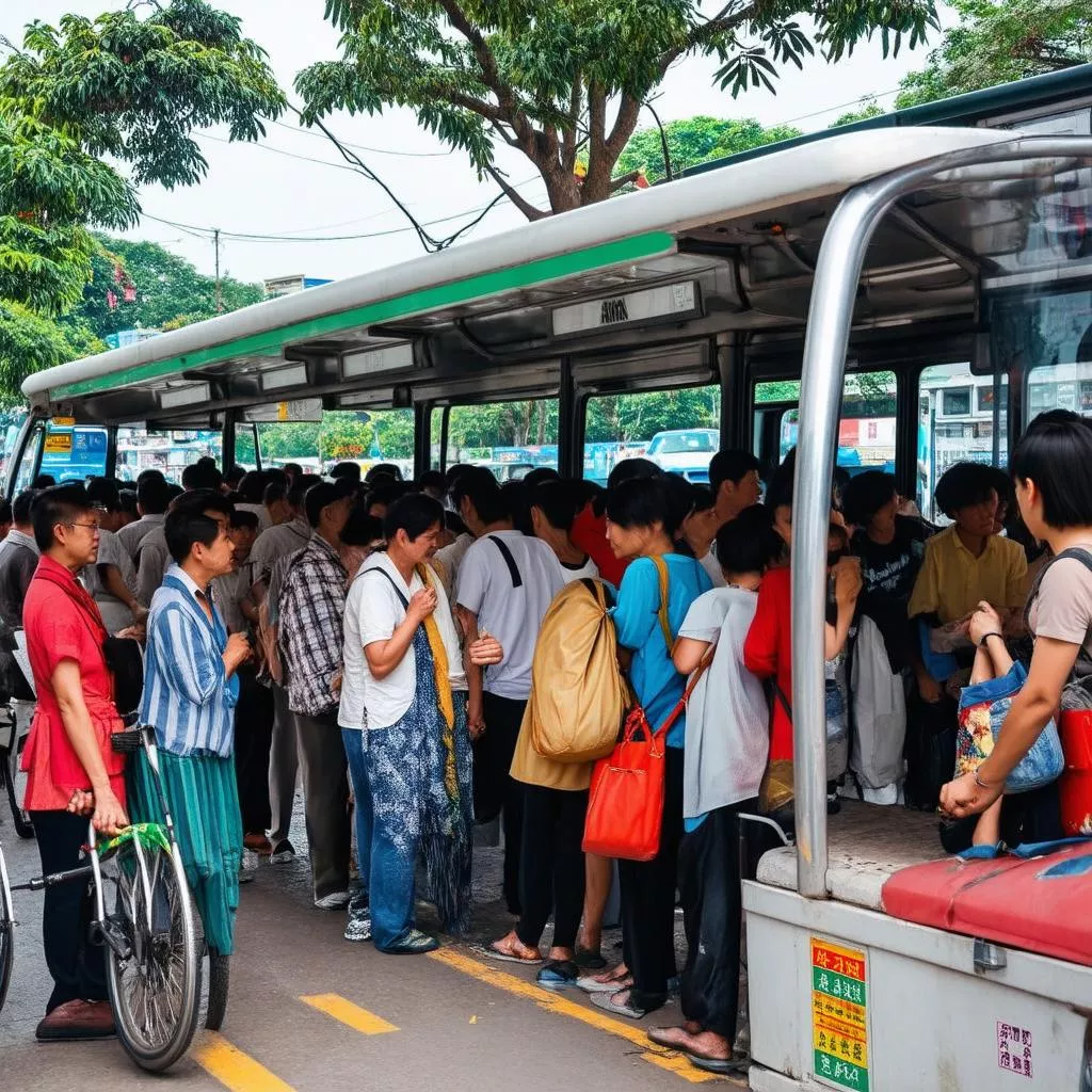 Tìm Lối Về: Hướng Dẫn Bắt Xe Buýt Đi Qua Nhà Văn Hóa Phụ Nữ