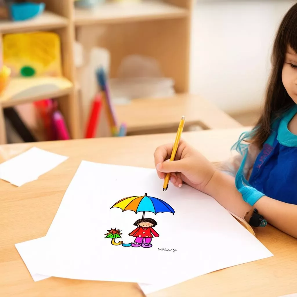 Coloring Fun: Unleash Your Child's Creativity with Umbrella Coloring Pages