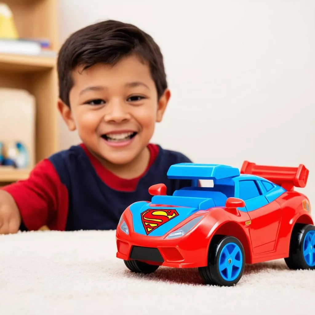 Bàn Vận Với Xe Siêu Nhân: Khi Niềm Vui Trẻ Thơ Gặp Phong Thủy