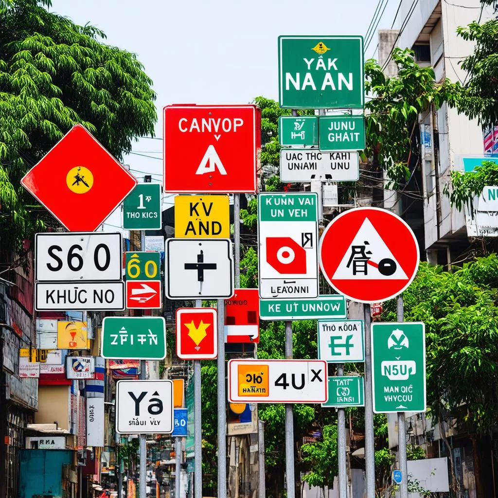 Các loại biển báo giao thông