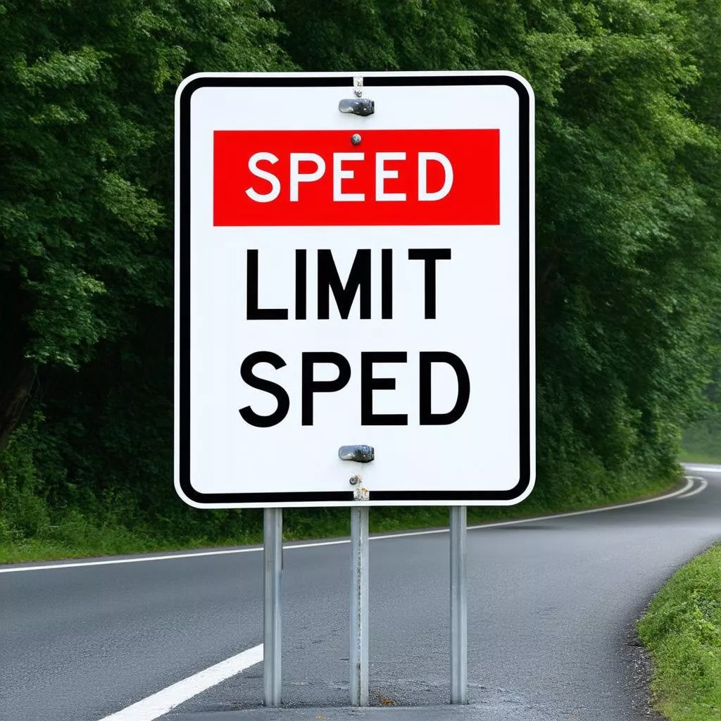 Biển báo giới hạn tốc độ