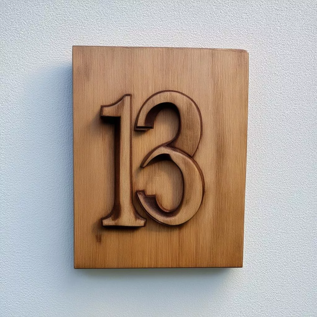 精美木制门牌：现代家居的传统之美