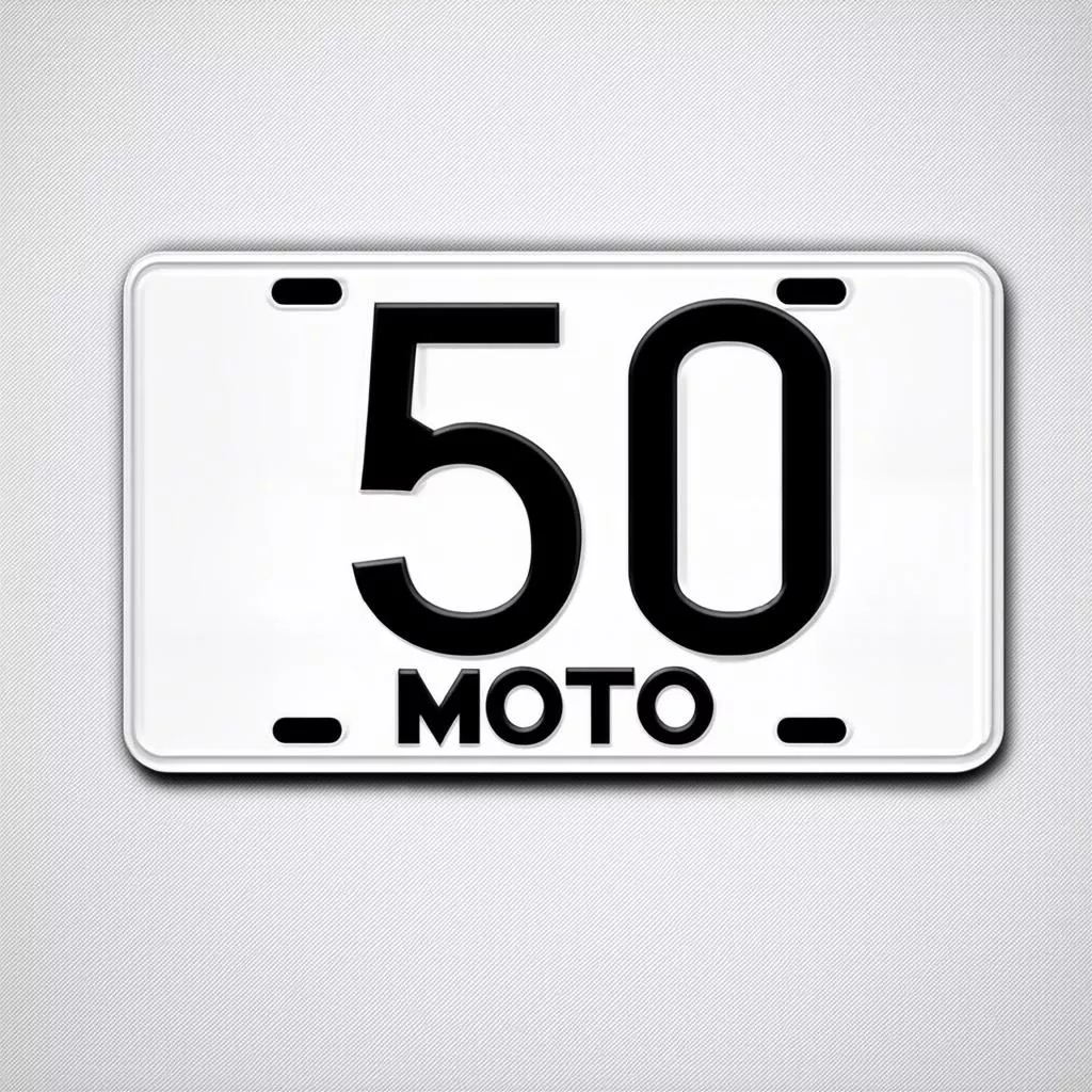 Understanding 50cc Scooter License Plates in Vietnam