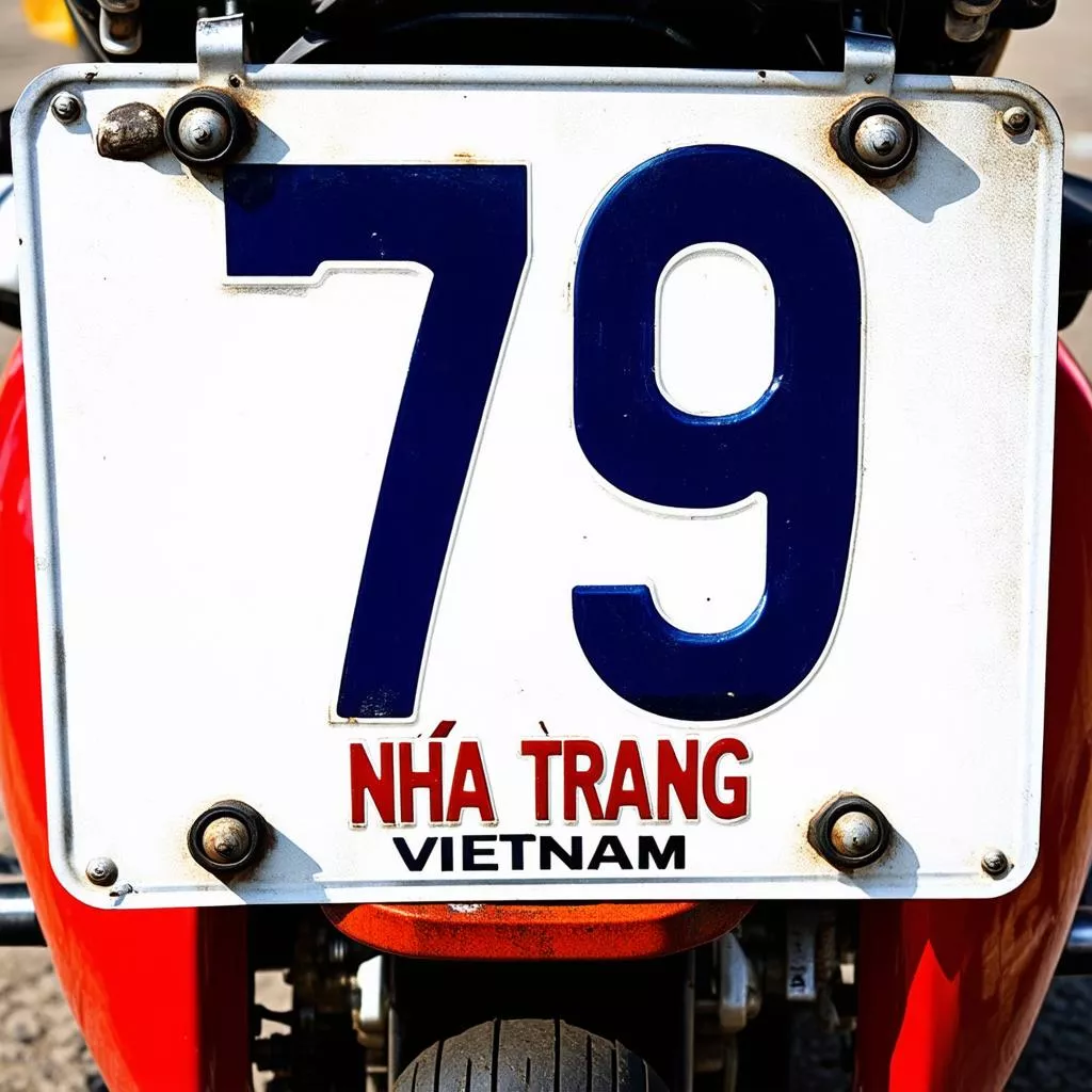 Biển số xe 79 Nha Trang