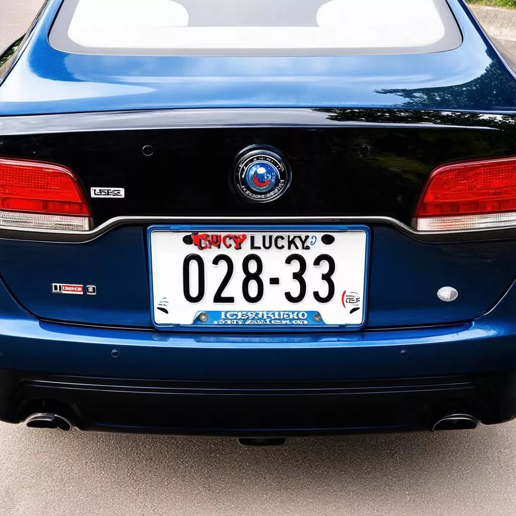 Beautiful License Plate