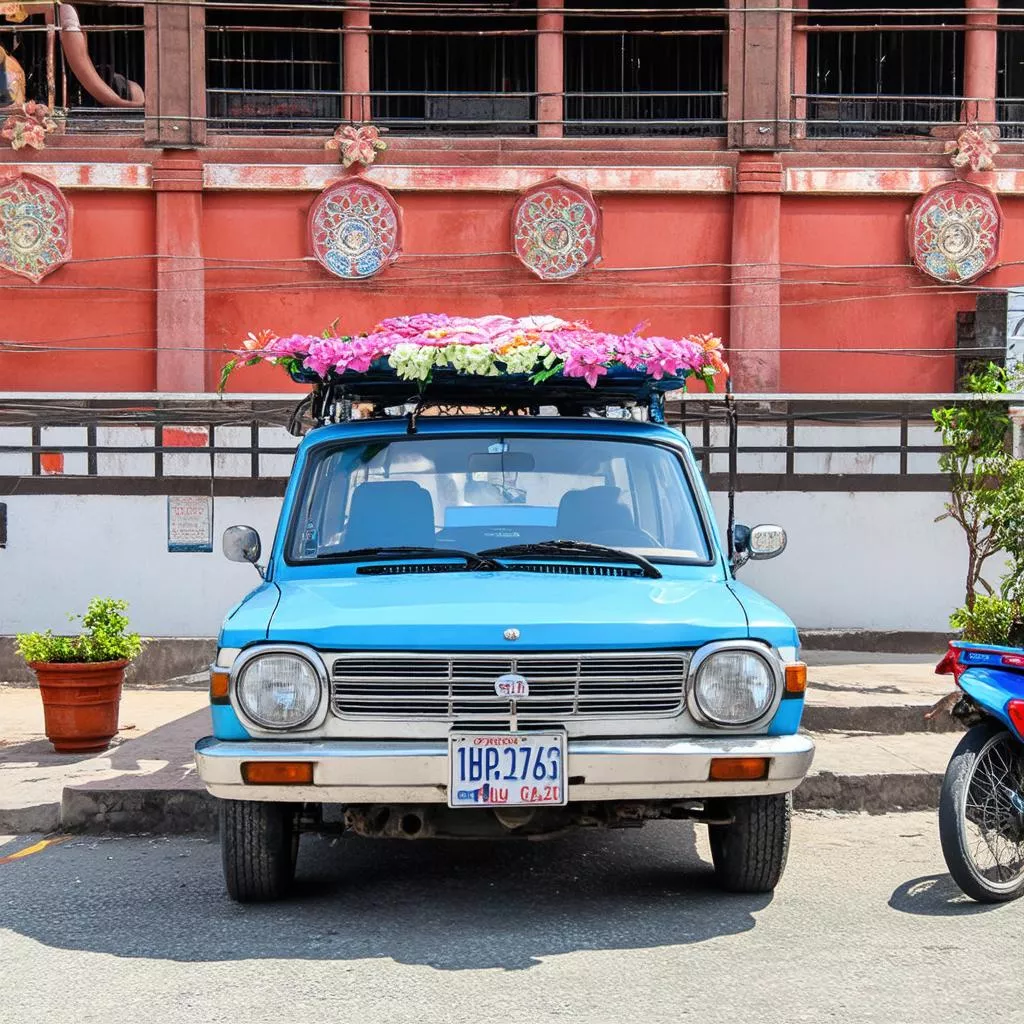 Belle plaque d'immatriculation de Hué