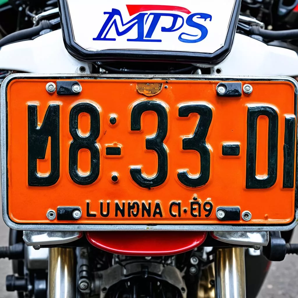 Hình ảnh biển số xe MPS đẹp