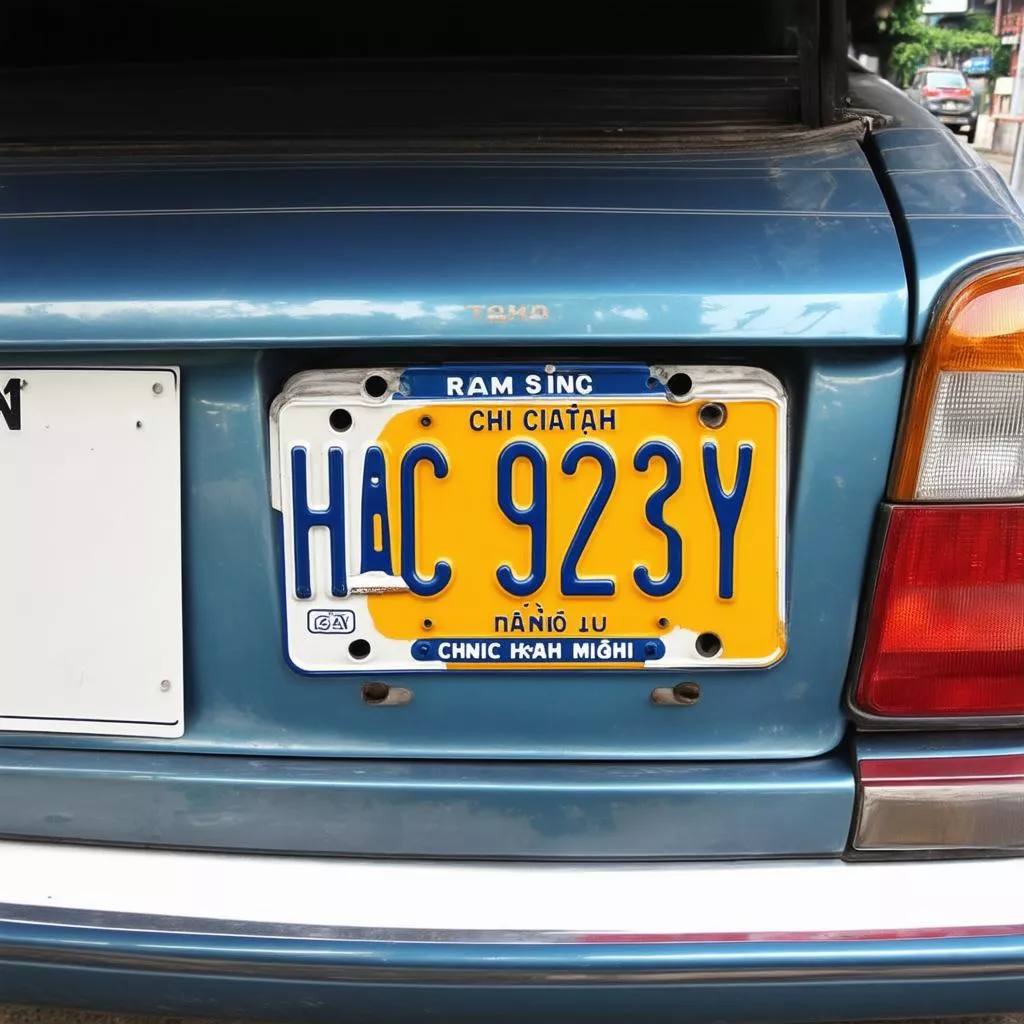 Biển số xe ô tô TPHCM