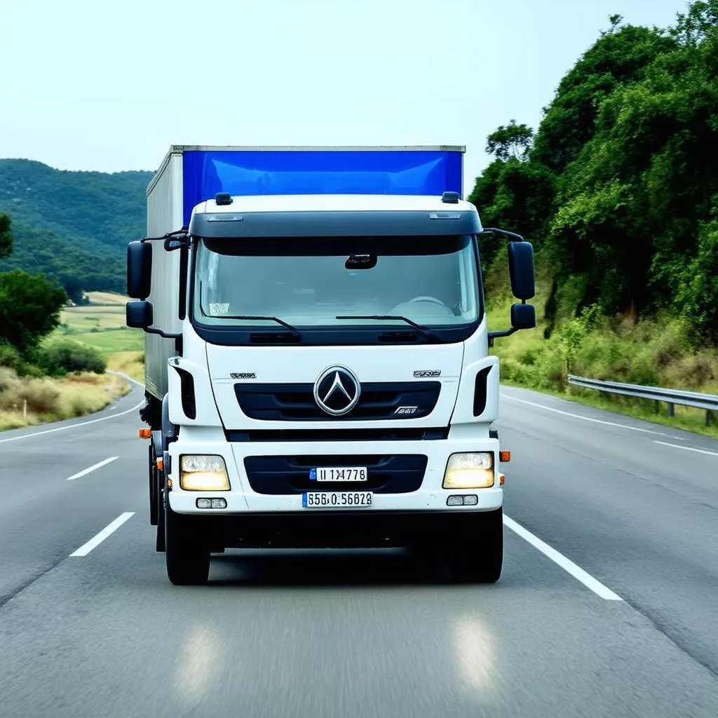 Beautiful truck license plate