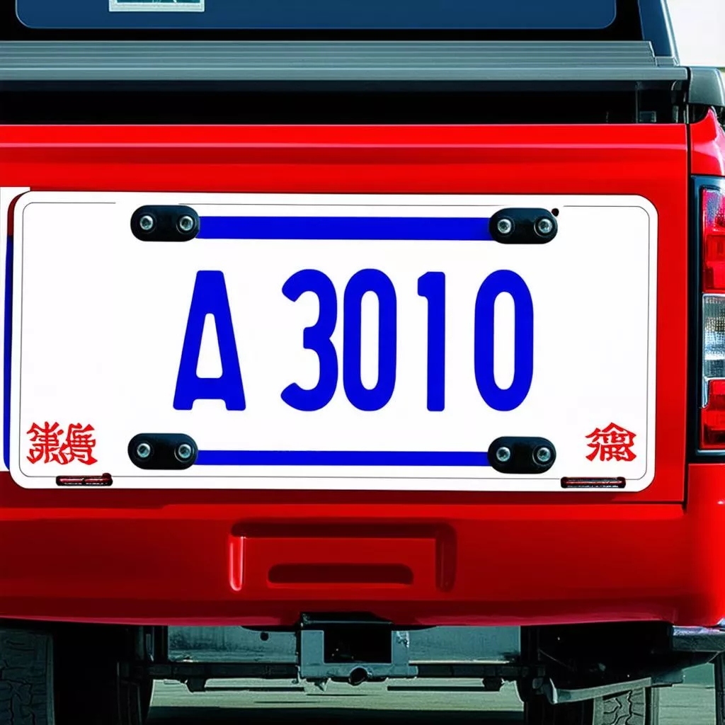 biển số xe tải phong thủy