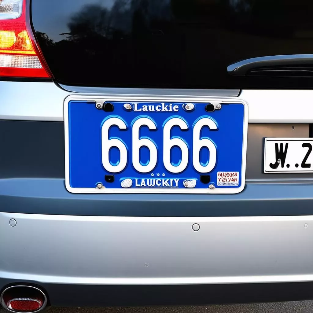 Biển số xe xui xẻo
