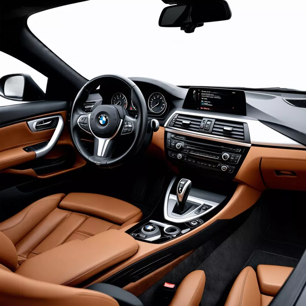 BMW 328i interior