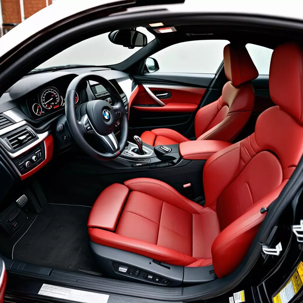 BMW M3 interior