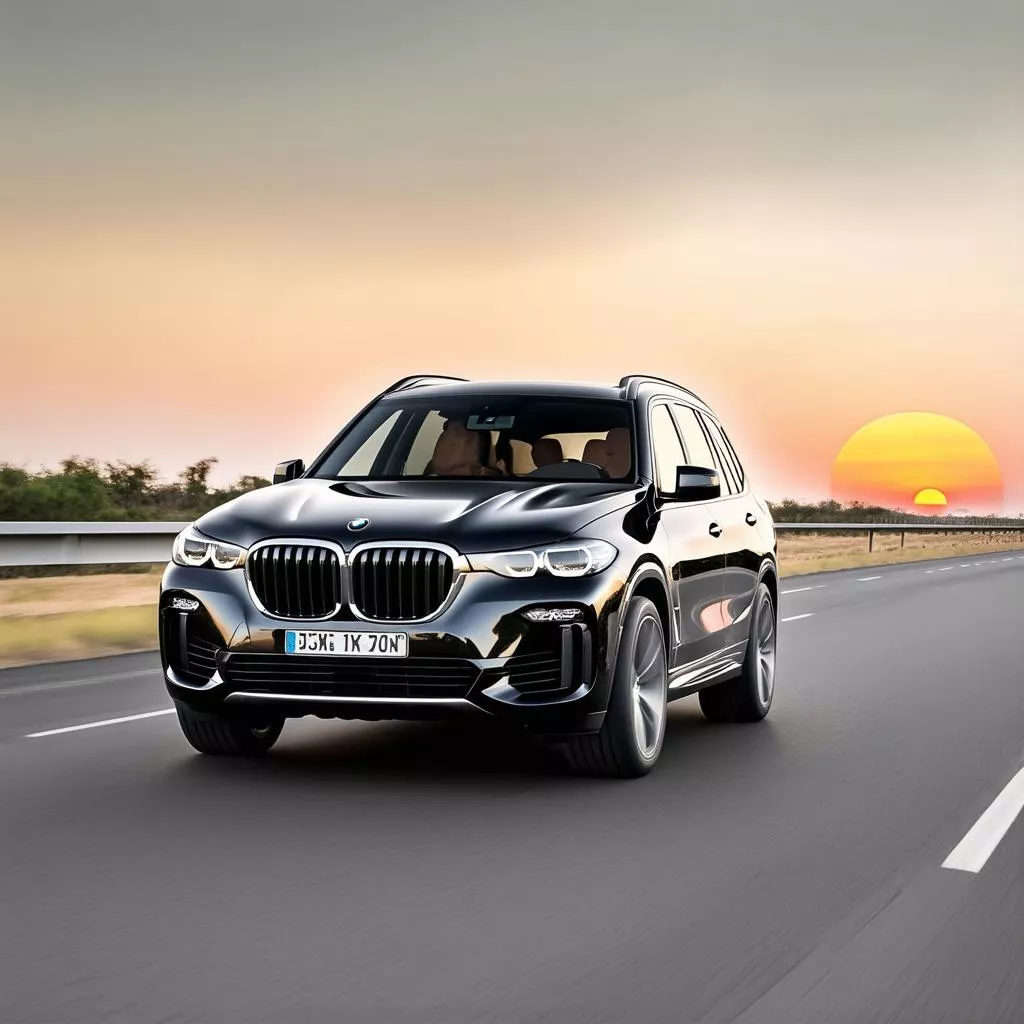 Black BMW X7
