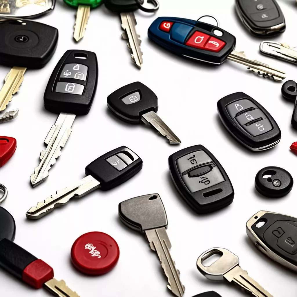 bộ sưu tập chìa khóa ô tô