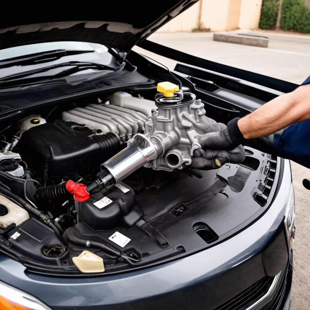 Hình ảnh bơm nước làm mát ô tô