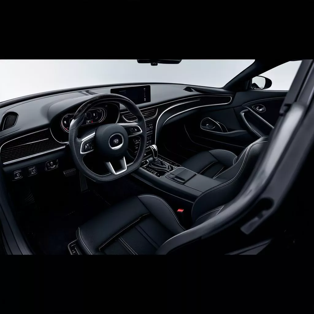 Bugatti La Voiture Noire Interior