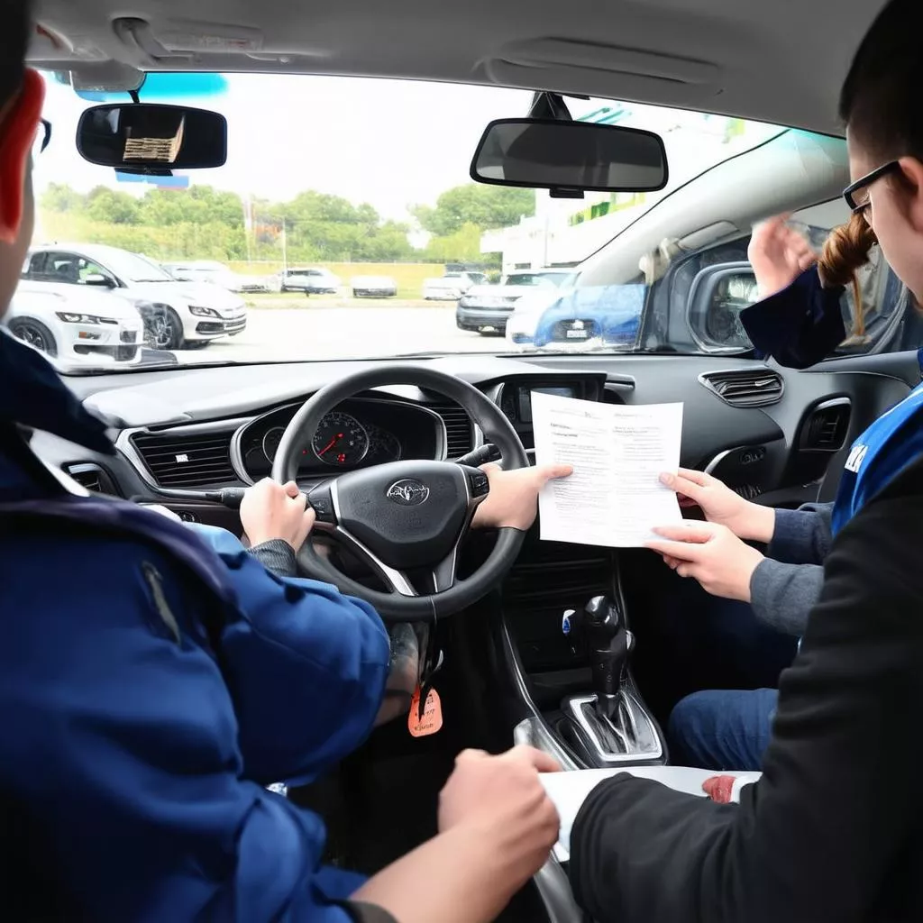 Bài thi sát hạch lái xe