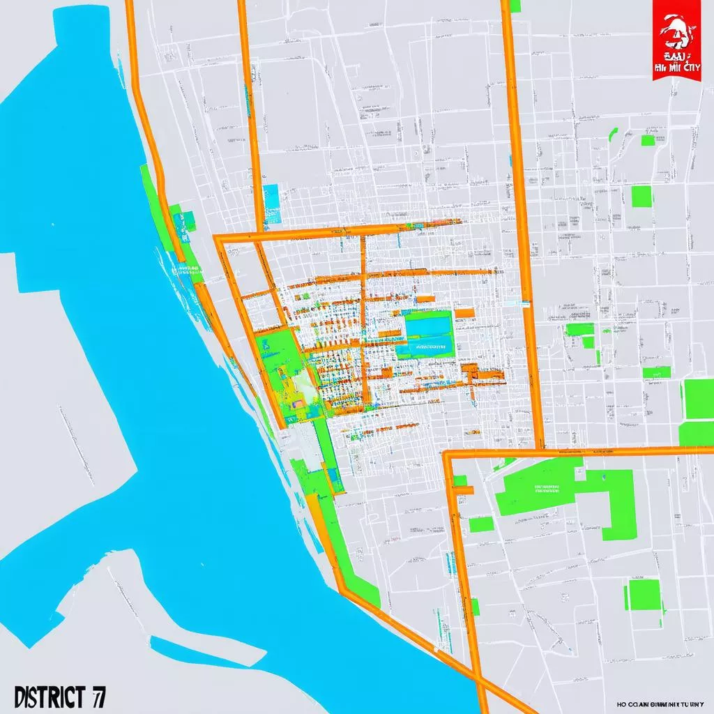 Bản đồ Quận 7