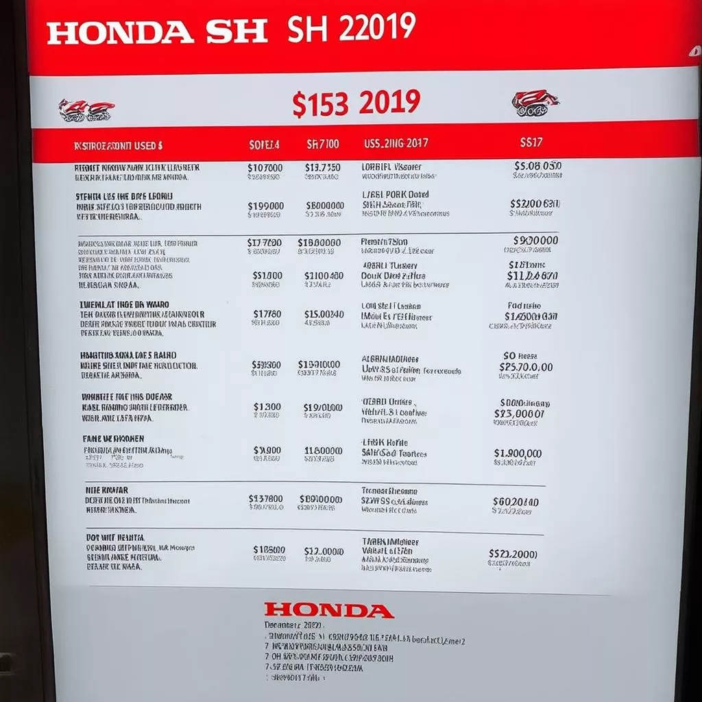 2019 Used SH Scooter Price List