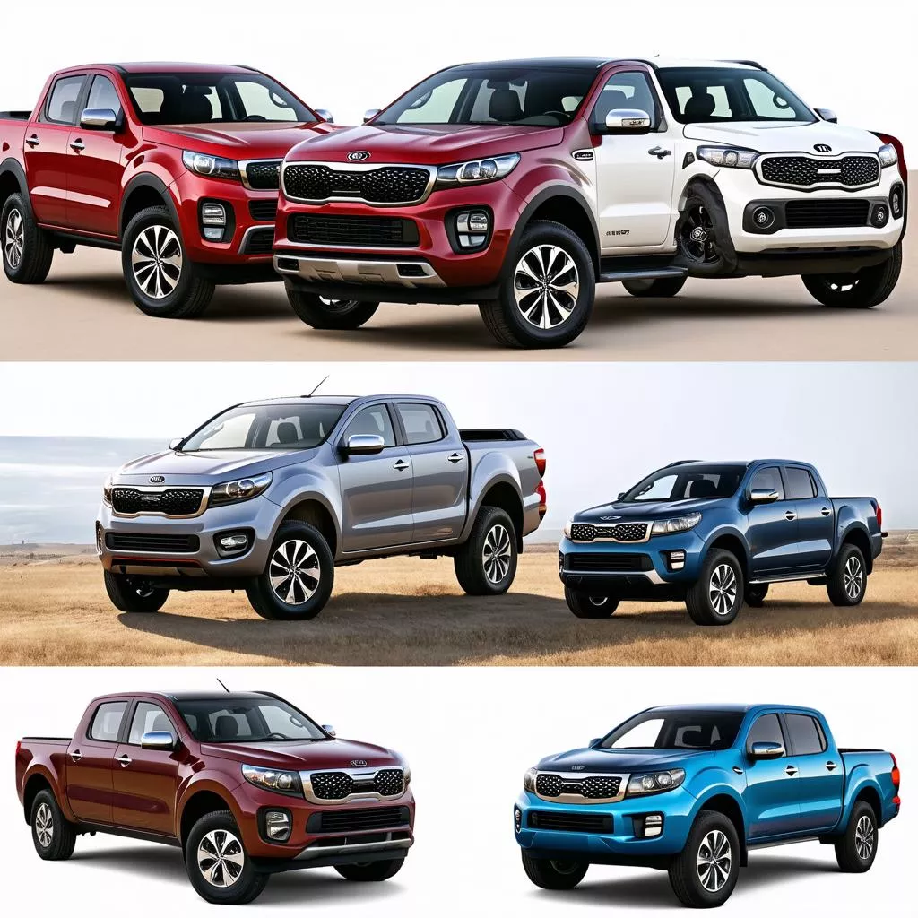 Các dòng xe tải Kia