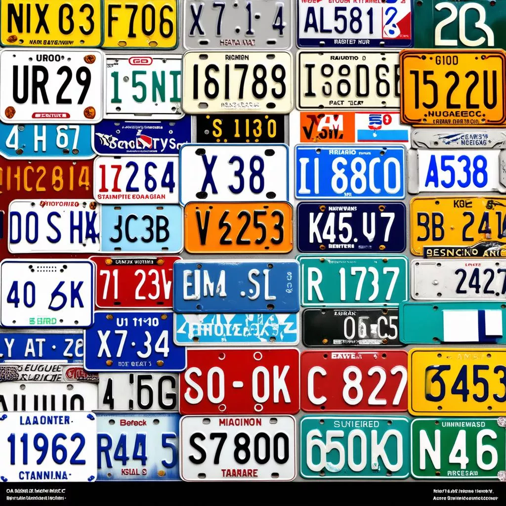各种车牌