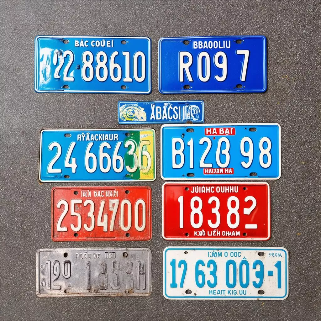 Các loại biển số xe Bạc Liêu