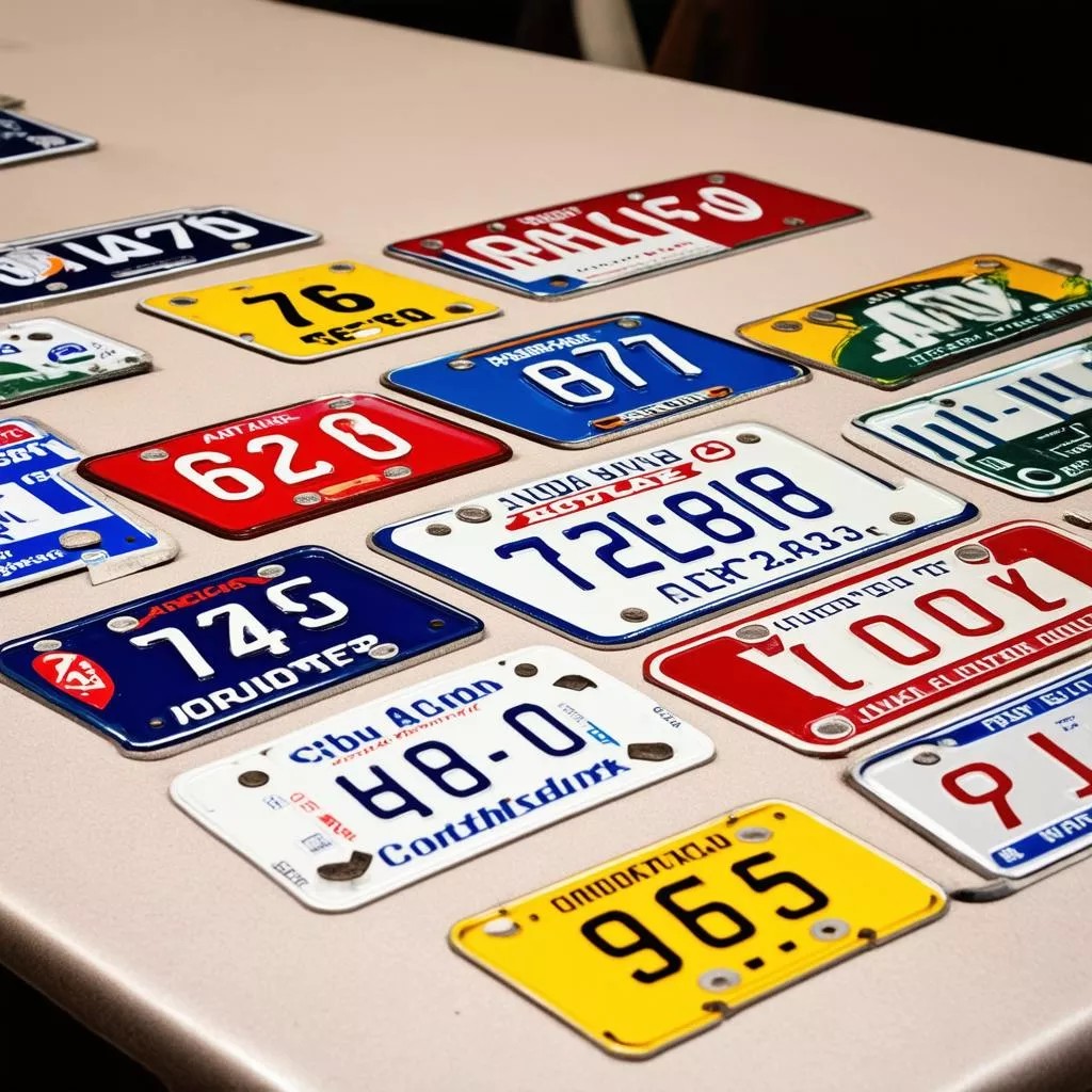 Các loại biển số xe tải