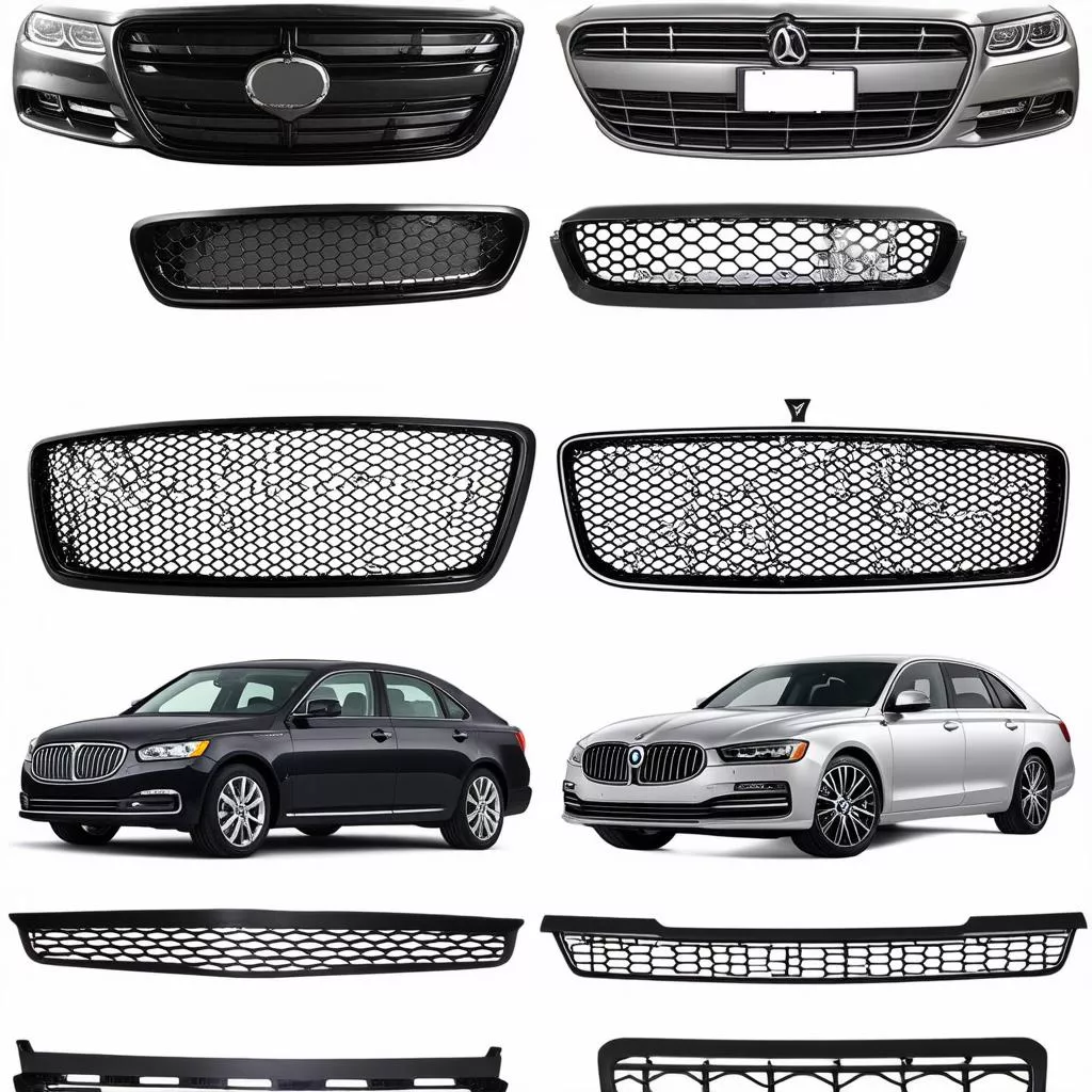 विभिन्न प्रकार की कार ग्रिल