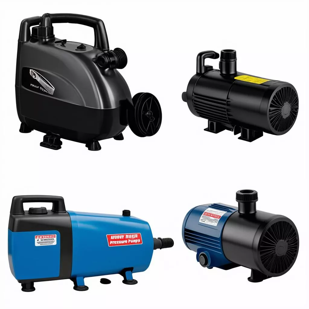 Different types of pressure regulator valves for car wash machines