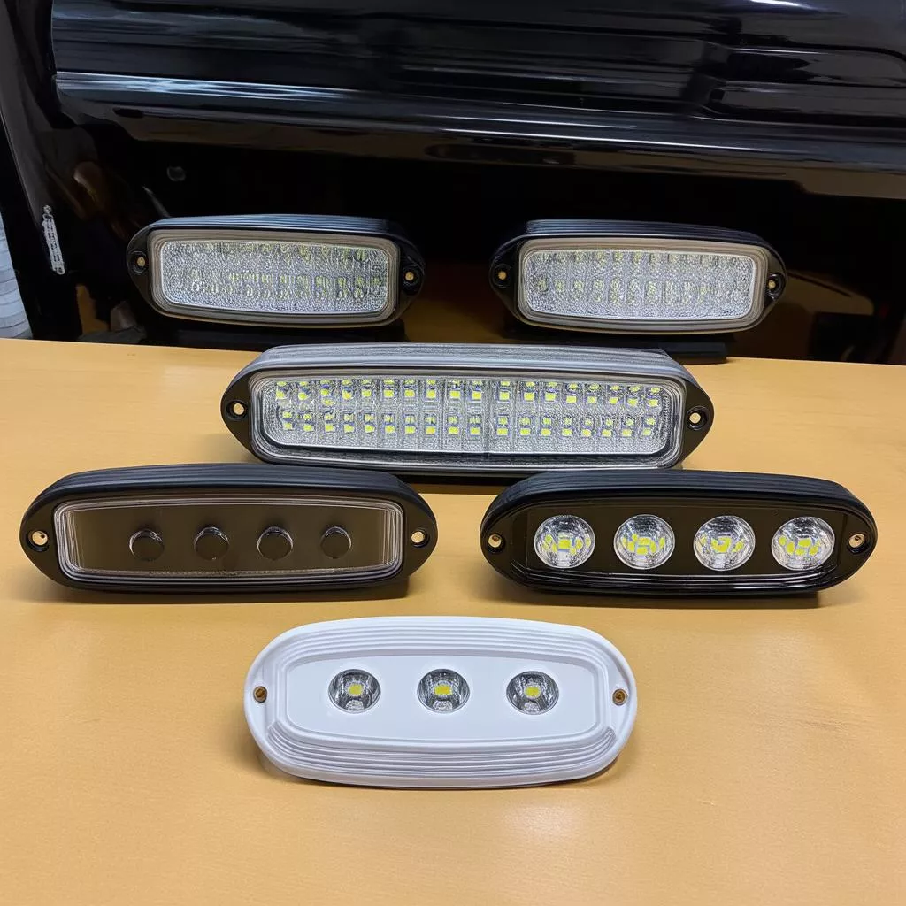 Various types of LED van lights