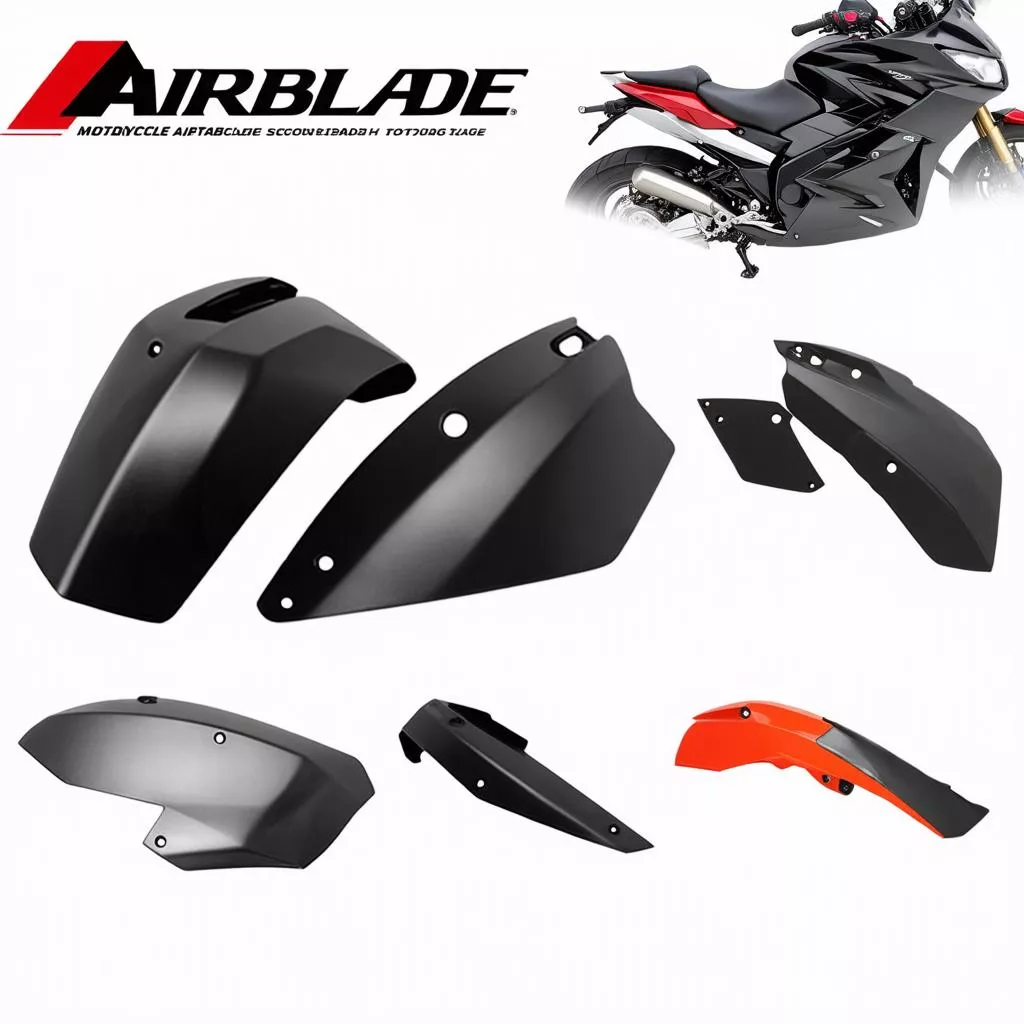 Các loại giá chắn bùn trước xe Airblade