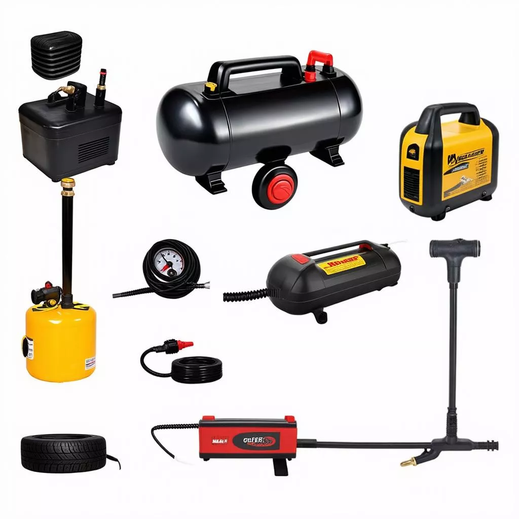 Các loại máy bơm lốp ô tô