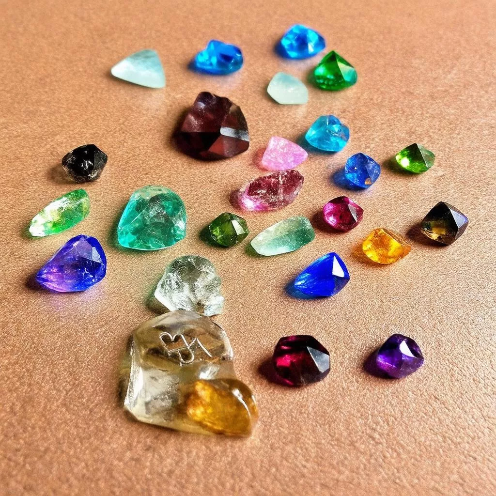 Different types of car tire charms