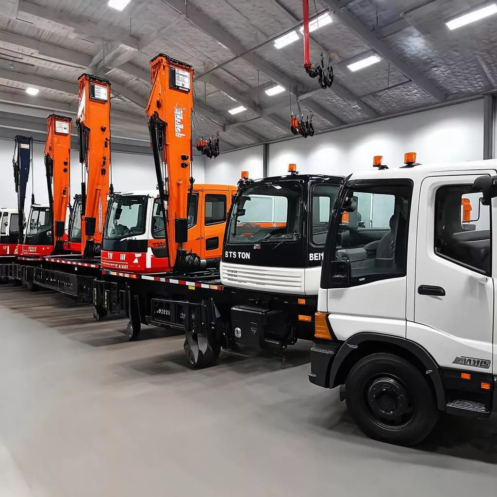 Các loại xe cẩu 5 tấn