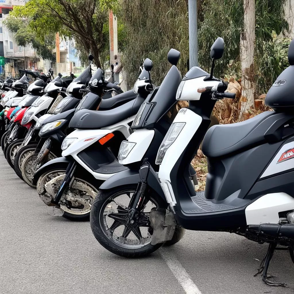 Các loại xe máy điện