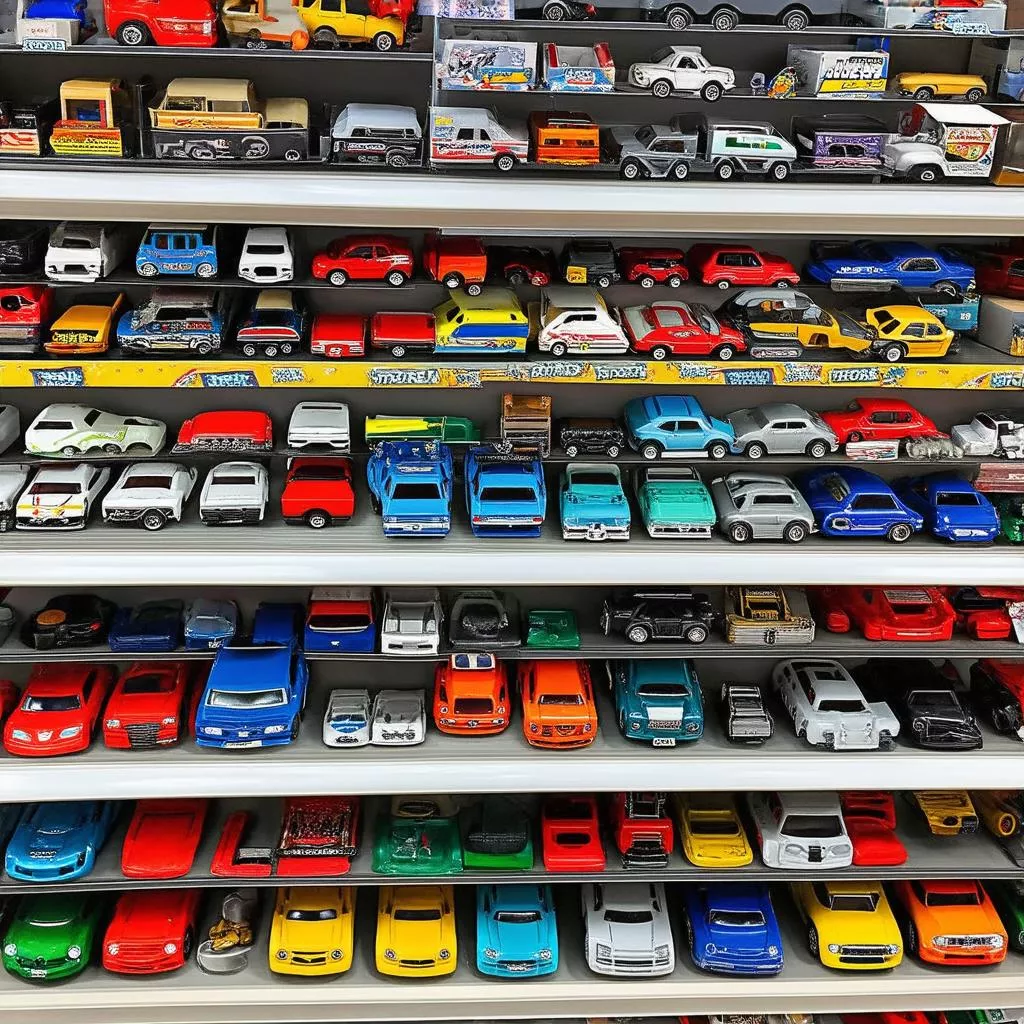 Different types of toy cars for kids and collectors