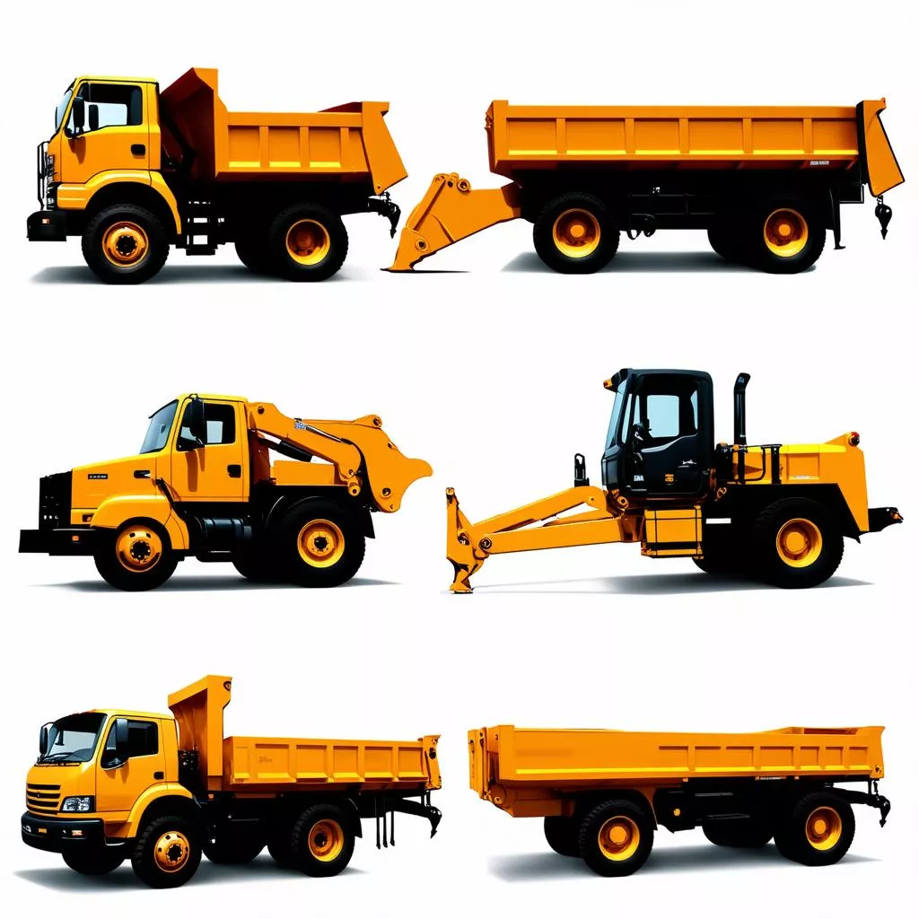 Các loại xe tải có sử dụng của xi lanh thủy lực 2 tấn