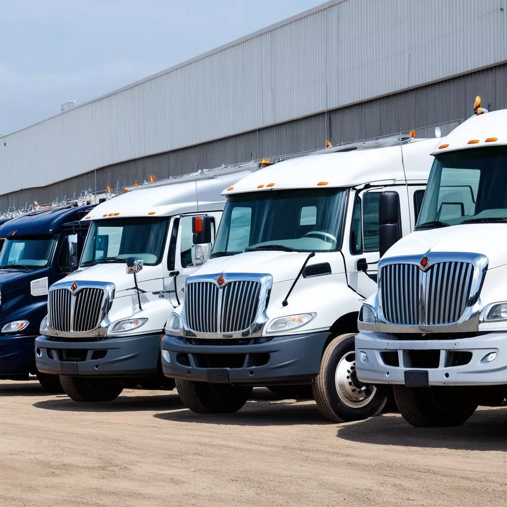 Các loại xe tải khác nhau