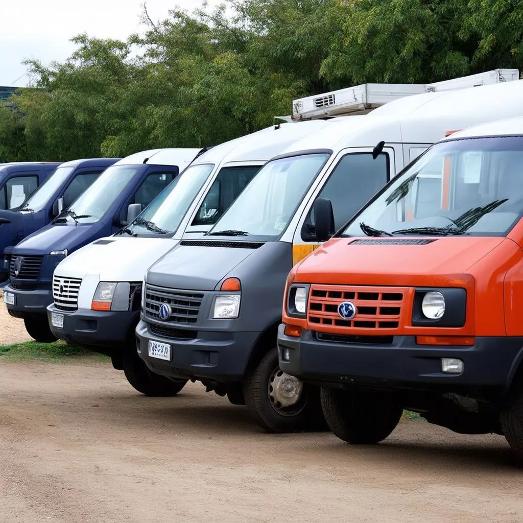 Các loại xe tải nhẹ