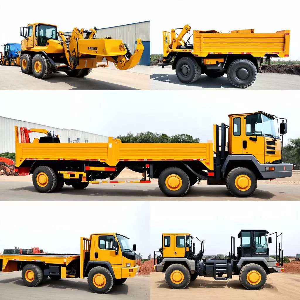 Các loại xe vận chuyển thiết bị 5 tấn