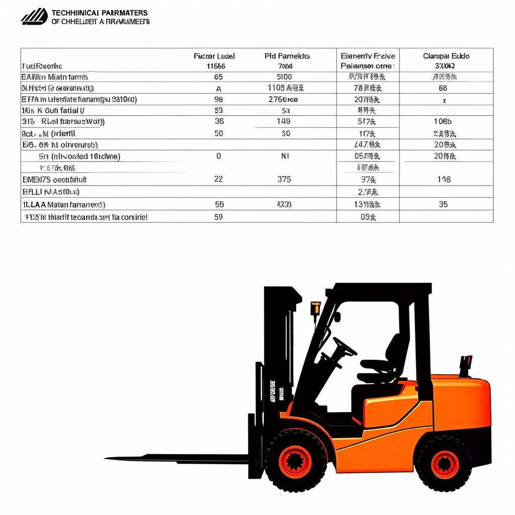 thông số xe nâng