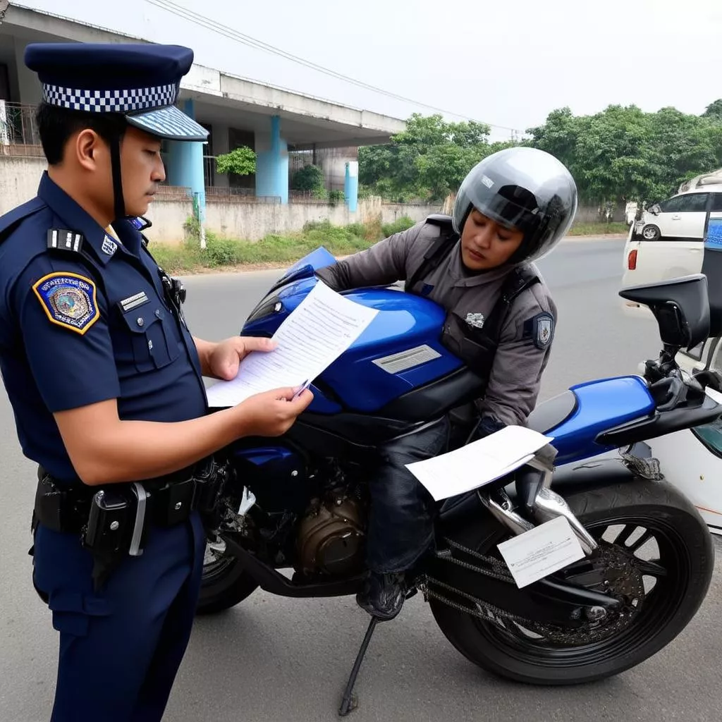 The Risks of Buying Fake Motorcycle License Plates in Hanoi
