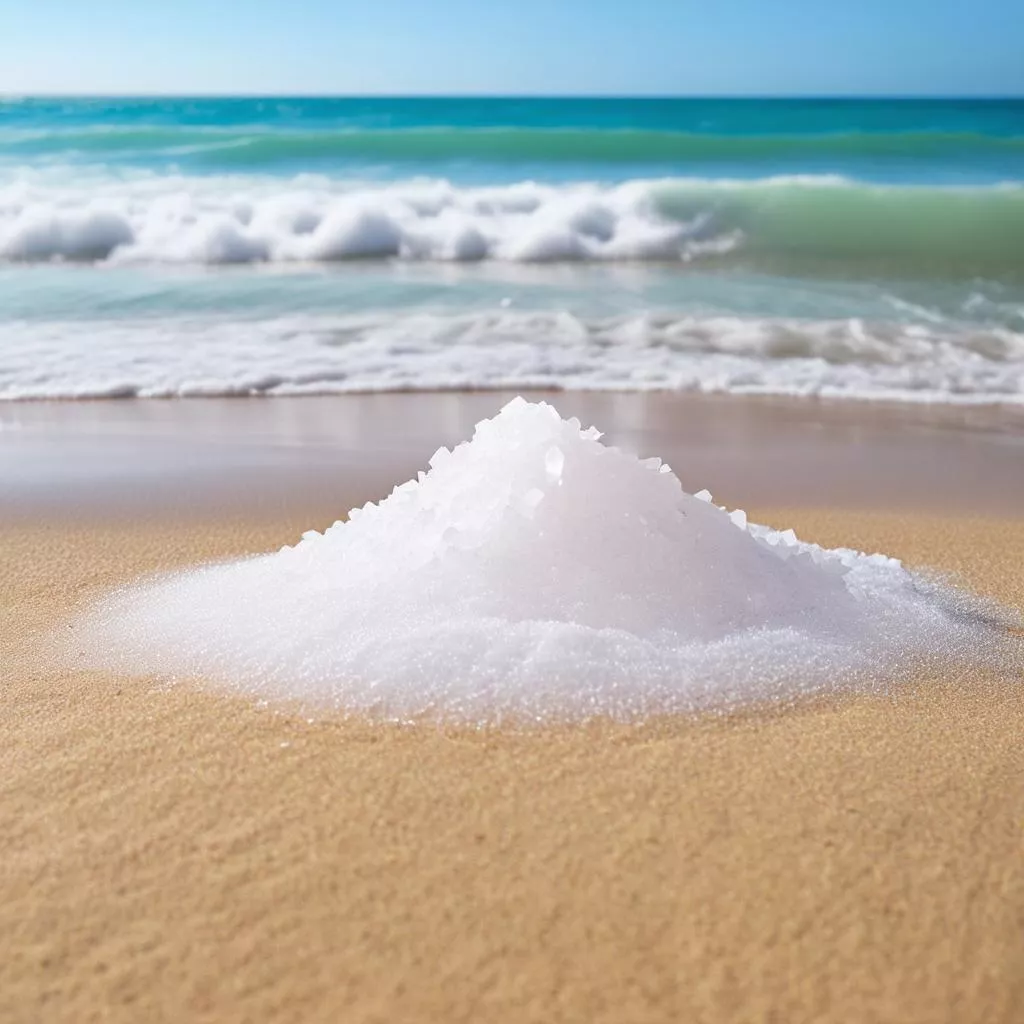 Penambangan pasir kuarsa di pantai