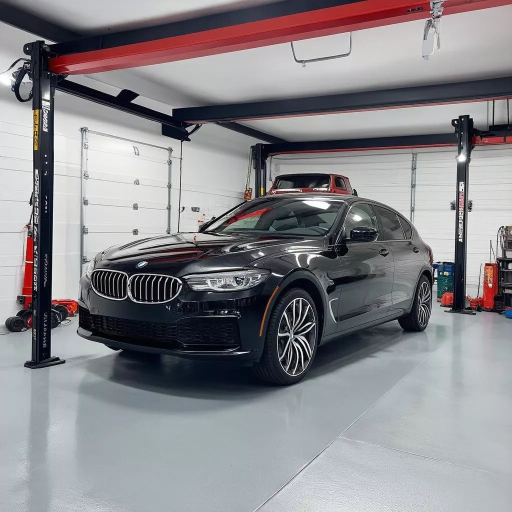 Cầu nâng ô tô hiện đại