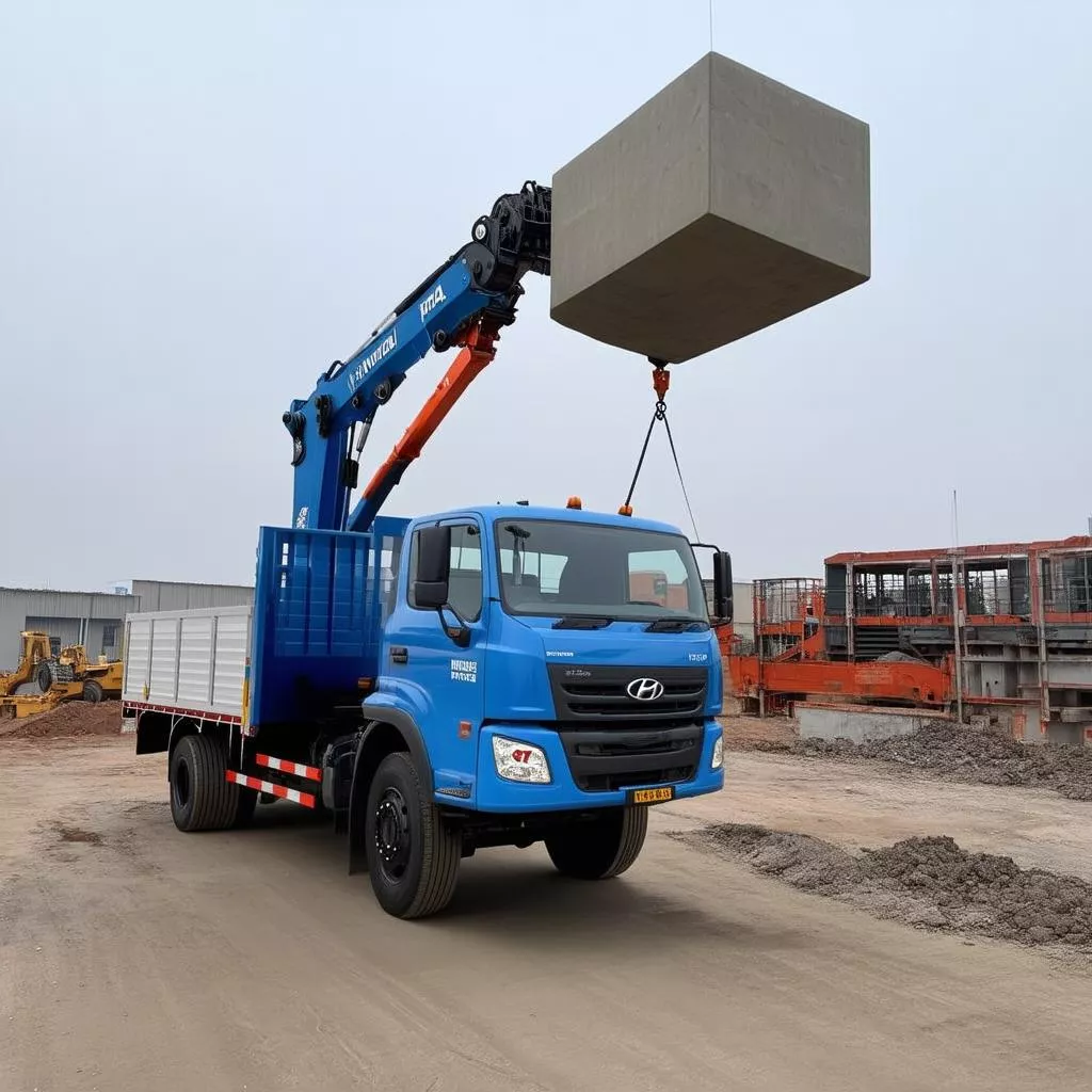 Cẩu thùng 12.5 tấn Hyundai - Sự lựa chọn hoàn hảo cho công việc nặng nhọc