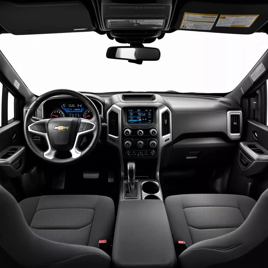 Nội thất xe Chevrolet Colorado