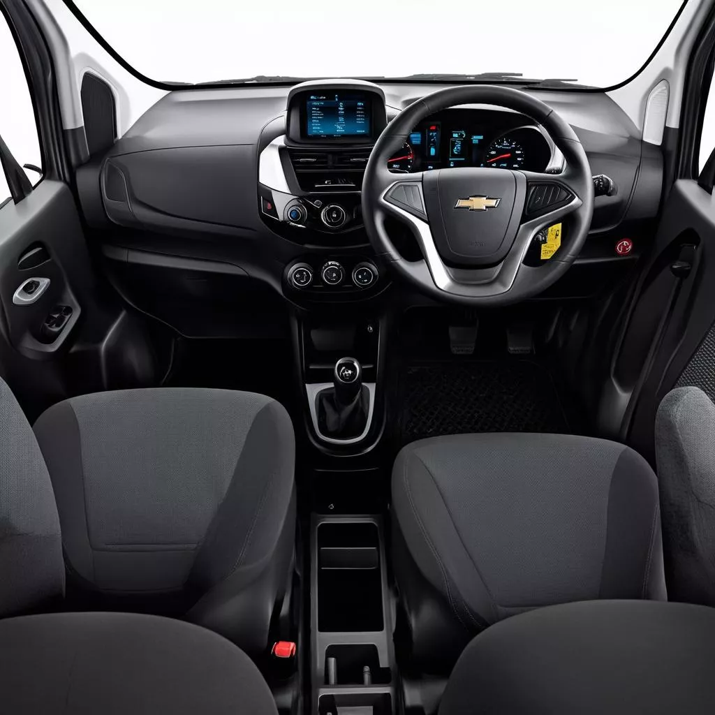 Chevrolet Spark Van Duo 2017 nội thất