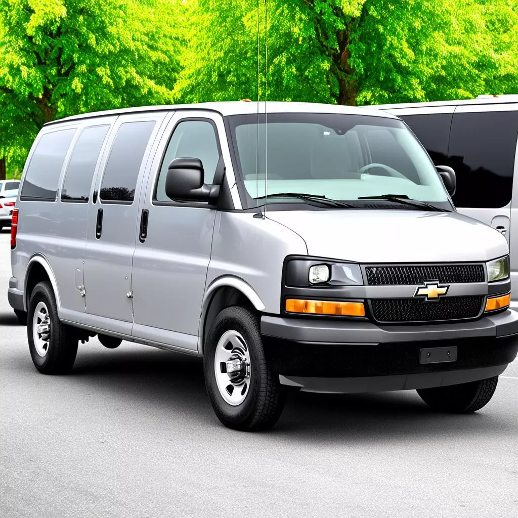 Lăn Bánh Cùng Thời Gian: Khám Phá Sức Hút Của Xe Chevrolet Van 2012